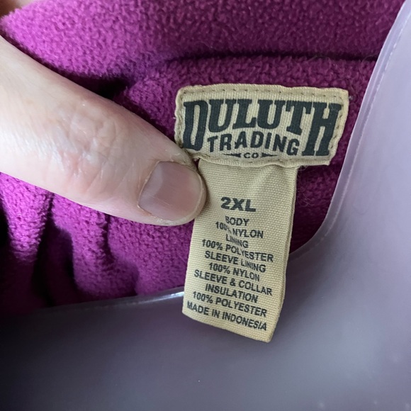 Duluth Trading Co Deep Purple Jacket 2XL - Picture 5 of 5